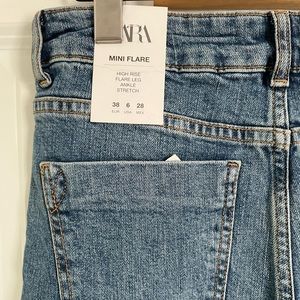 BNWT Zara Jeans High Rise/ Mini Flare/ Ankle